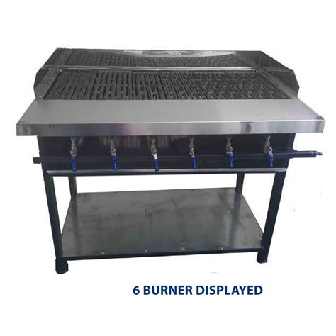 12 burner gas griller